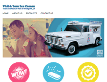 Tablet Screenshot of philandtomicecream.com